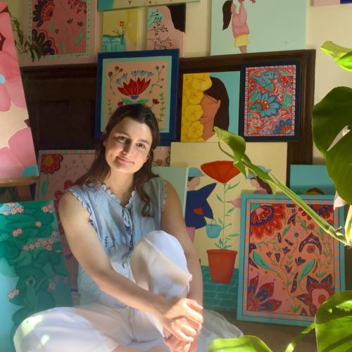 Blandine C. - Graphiste • Creatrice Web • Illustratrice • Artiste Peintre