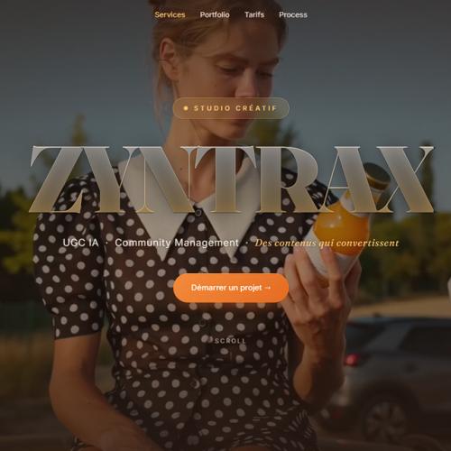 Zyntrax S. - Créateur UGC IA | Community Manager